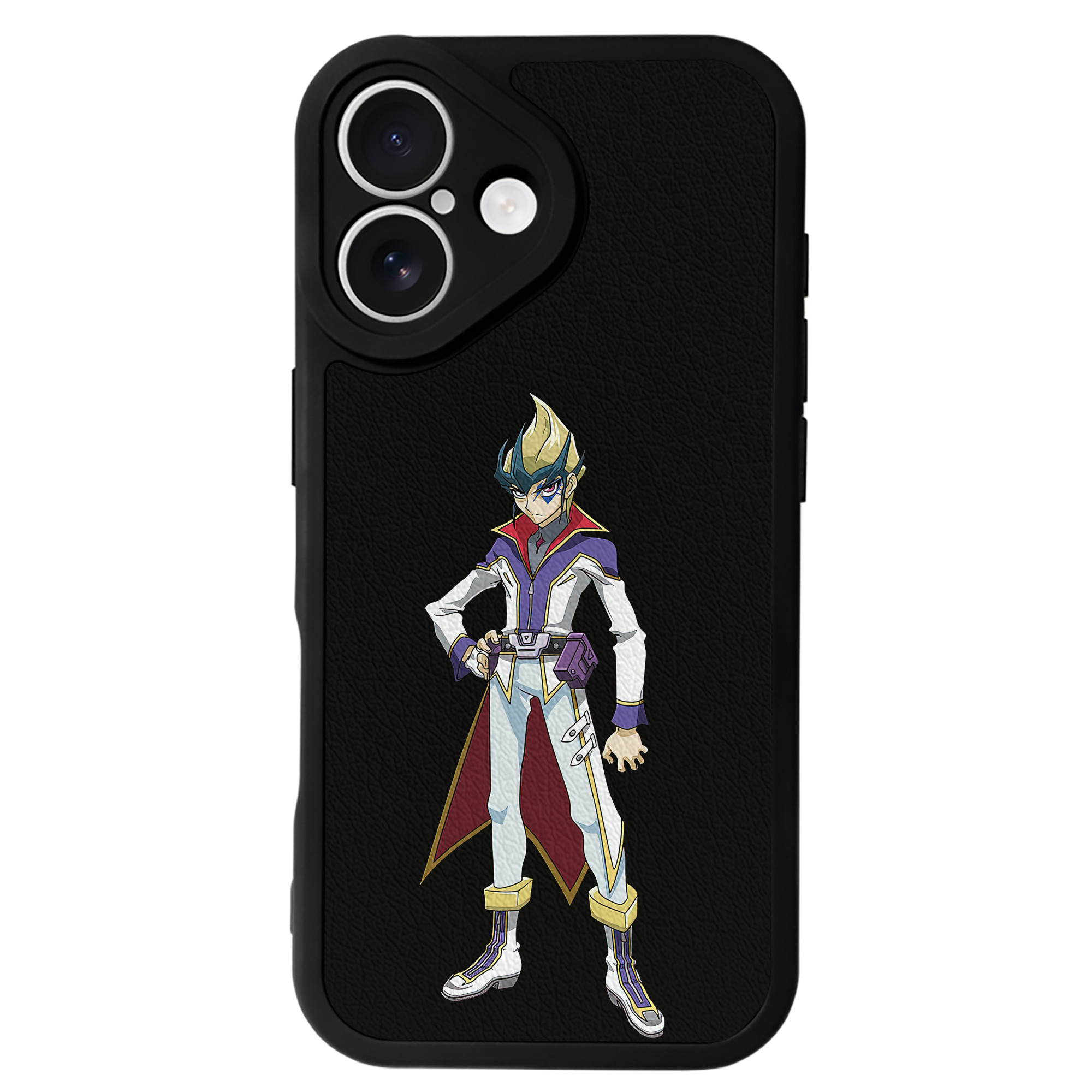遊☆戯☆王 Yu-Gi-Oh! 【iPhone 16シリーズ対応】シリコンスマホケース（レザー調） 材質：シリコン